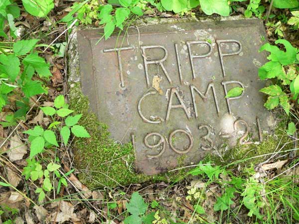 Tripp camp monument