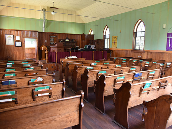 Interior of Tummel United Church