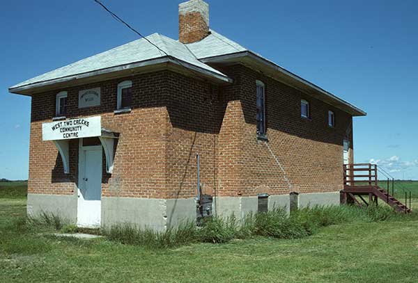 The former Two Creeks School building