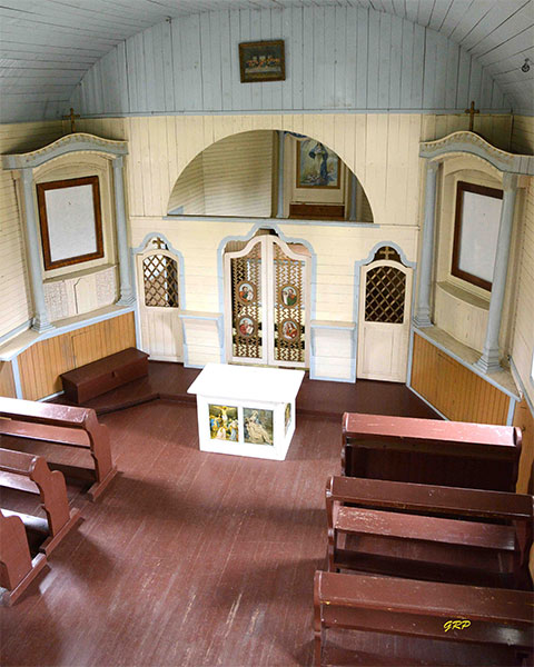 Interior of the Ukrainian Catholic Church