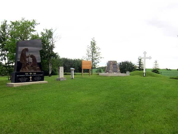Ukrainian pioneer mass grave site