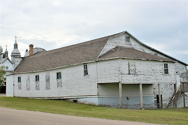 The former Ukrainian Peoples Home at Sandy Lake