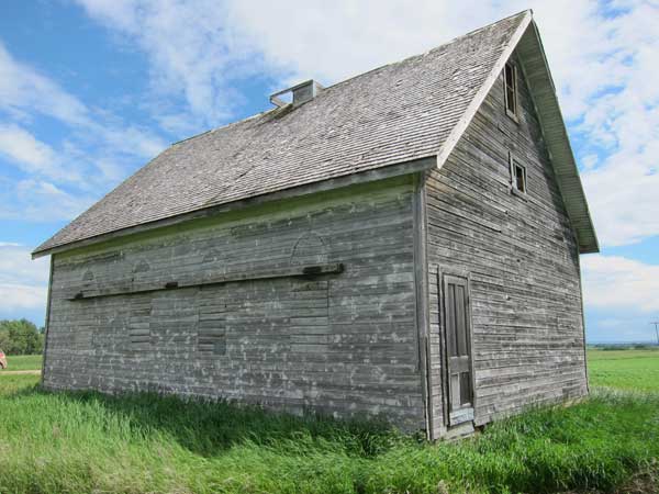 The former Umatilla United Church building, later converted into a granary