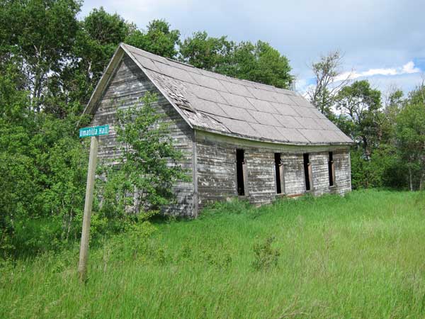 The former Umatilla Community Hall
