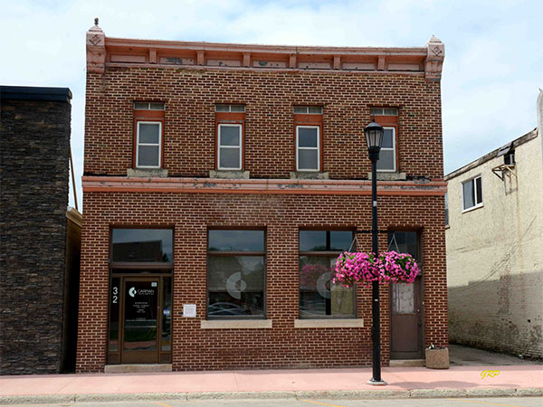 The former Union Bank Building at Carman