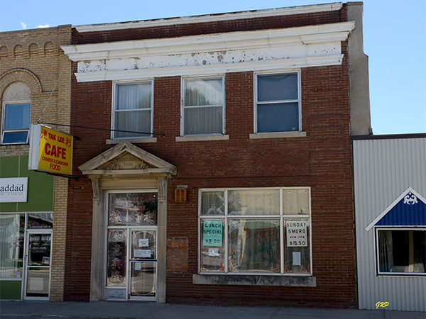 The former Union Bank Building at Souris