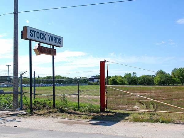 Entrance to the former Union Stockyards