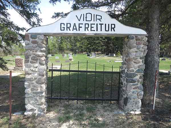 Entrance to the Vidir Cemetery