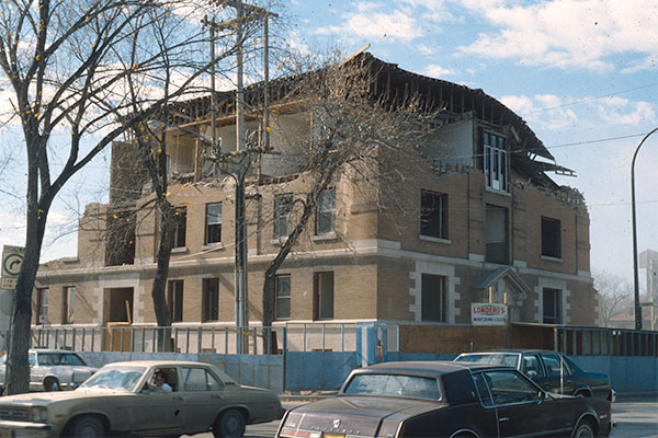 Demolition of Waldron Court