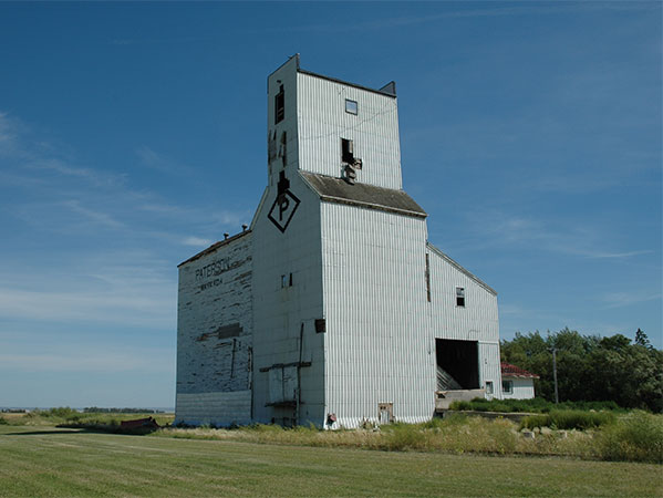 The former Paterson Grain elevator at Waskada