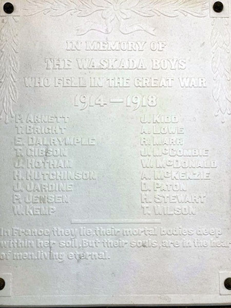 Waskada War Memorial