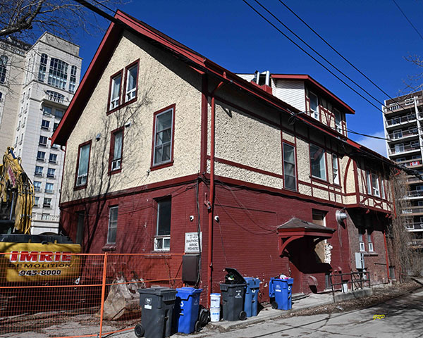 Waugh House, south elevation