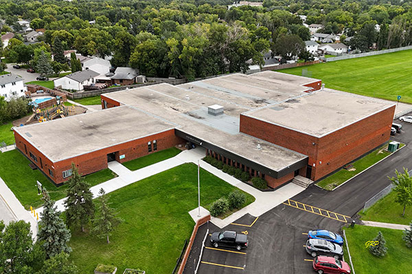 Aerial view of Westgrove School