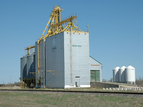 Former Manitoba Pool grain elevator at Westroc