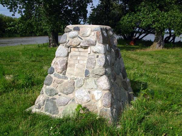 Wildlife Biologists commemorative cairn