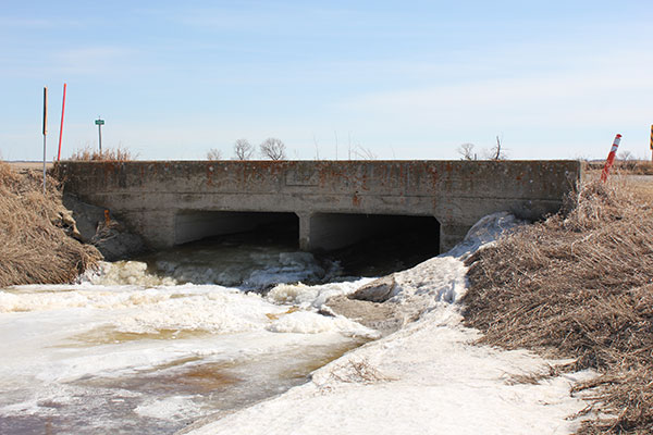 Concrete culvert bridge #1421