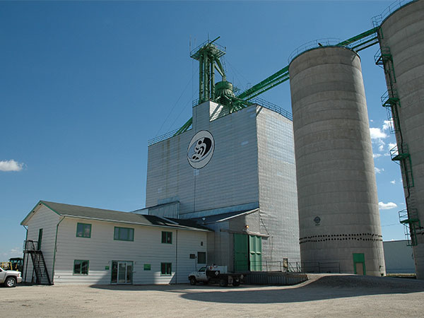 Former Cargill Grain elevator at Winkler