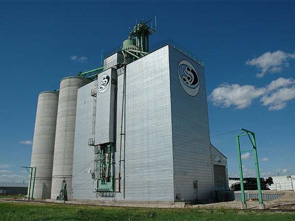 Former Cargill Grain elevator at Winkler