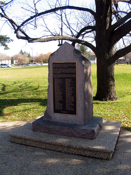 Winkler Pioneers Monument