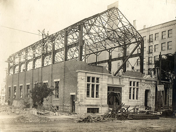 Construction of Winnipeg Hydro Substation No. 1