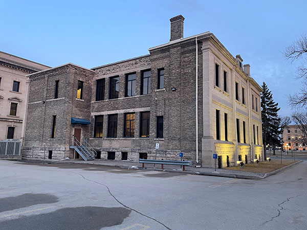 West and north elevations of the Winnipeg Land Titles Building