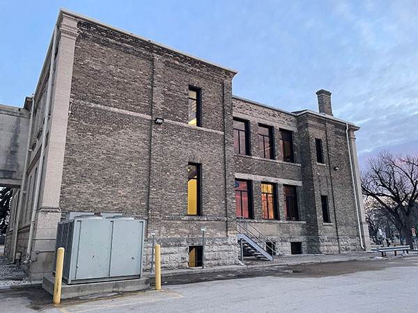 North elevation of the Winnipeg Land Titles Building