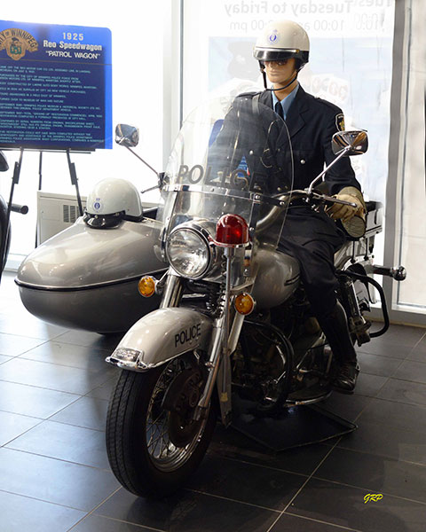 An exhibit at the Winnipeg Police Museum