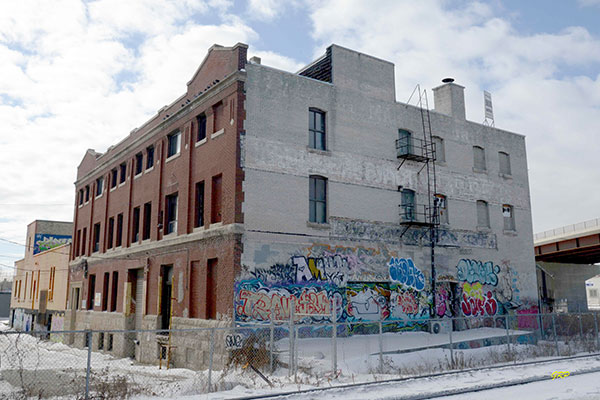 The former Wilkinson Kompass & Hawkey Warehouse