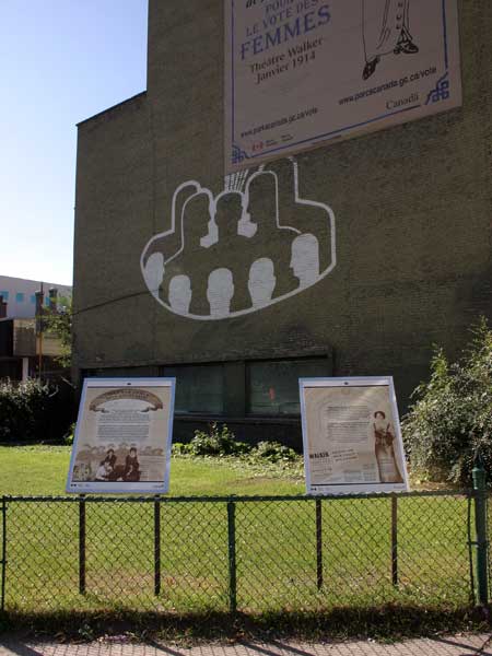 Votes For Women and “A Women’s Parliament” Plaques