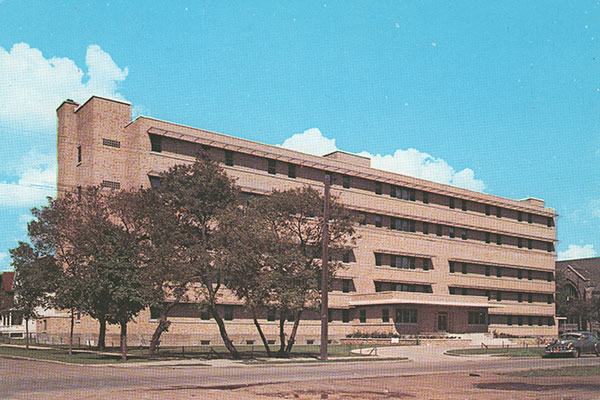Postcard view of Women’s Hospital