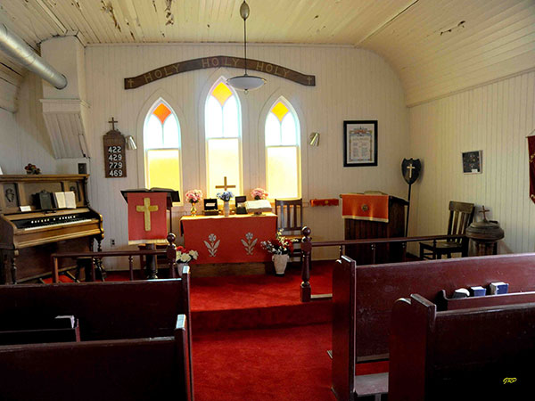 Interior of the former St. Luke’s Anglican Church