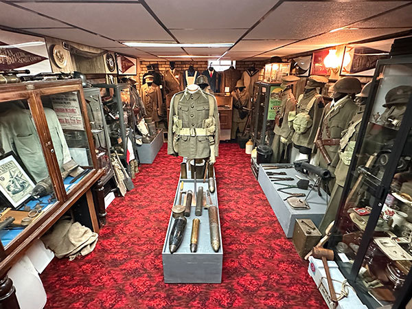 Displays at the World War One Museum