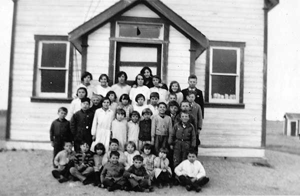 Students at the original Zelota School