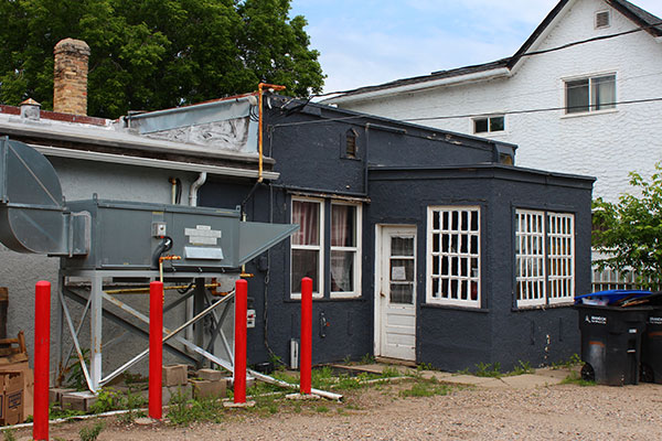Rear view of Zink’s Grocery Store