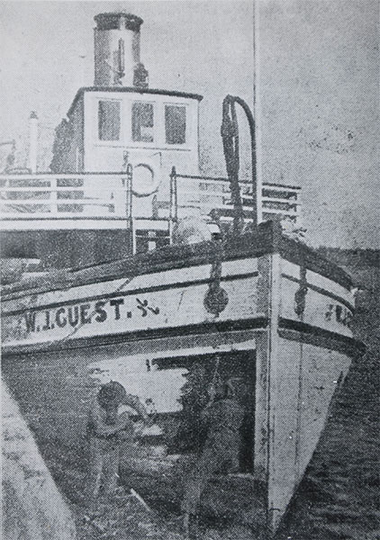 W. J. Guest being repaired at Selkirk following the October 1923 crash W. J. Guest being repaired at Selkirk following the October 1923 crash