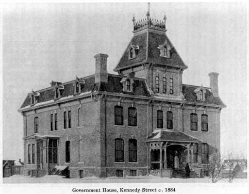Government House, Kennedy Street, circa 1884