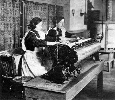 Working in the laundry room, St. Mary's Academy, c1920. Working in the laundry room, St. Mary's Academy, c1920.