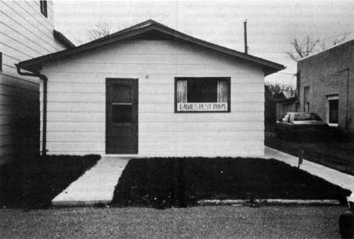 Wawanesa’s rest room, built in 1971