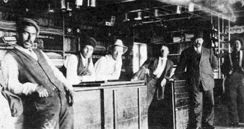 Interior of Hudson’s Bay Company store at York Factory, July-August 1910.