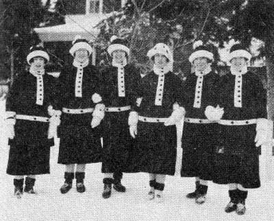 Fur queen candidates, 1925.