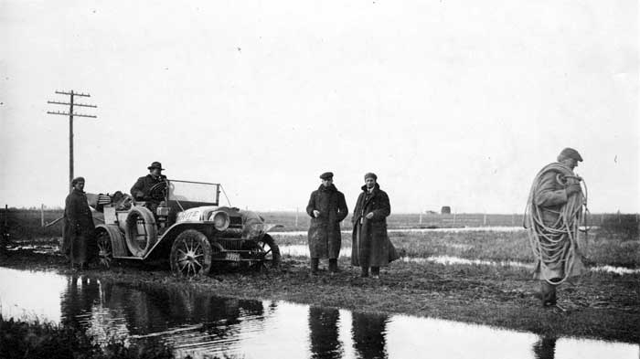 Portion of the “Blue Route,” Winnipeg to Souris (1922)