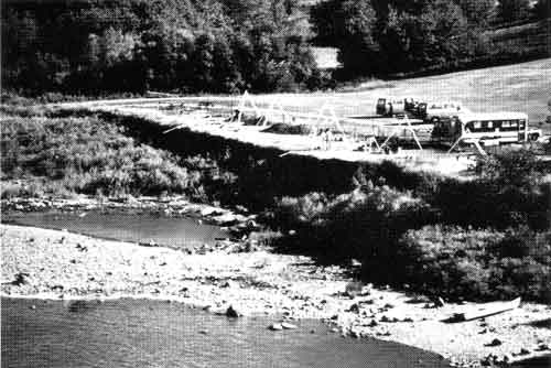 The Lockport site on the Red River north of Winnipeg.