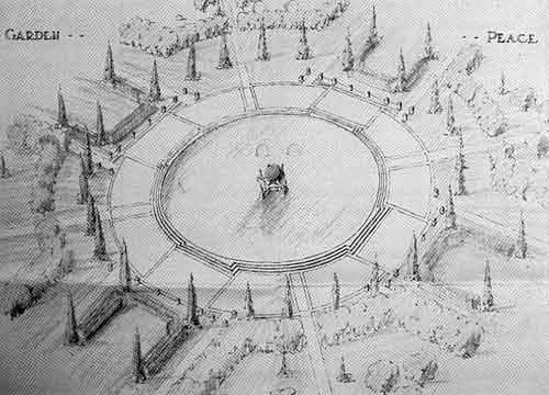 Water garden designed by H. V. Feehan, 1934.