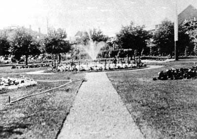 CPR garden at Kenora, Ontario, no date
