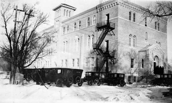 St. Agnes Priory. The three-storey building of the Priory, seen here soon after construction in 1925, would one day house over a hundred neglected children
