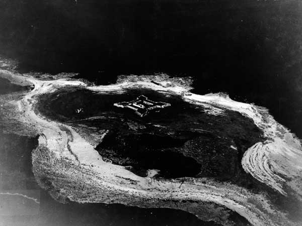 Aerial view of Prince of Wales Fort
