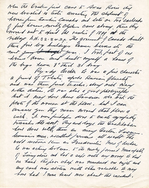Charles W. Banks, who arrived in the Swan River Valley in June 1898, would recall in a letter many years later that the Doukhobors “were very good to me and I had hundreds of friends in the colony including Peter Veregin.” Banks viewed the widely circulated photographs of Doukhobor women pulling plows as publicity stunts.