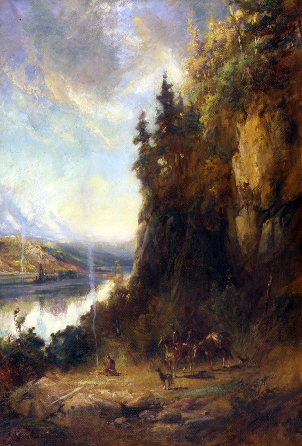 “The Signal” by Augustus Frederick Lafosse Kenderdine (1870–1947).