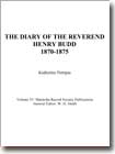 The Diary of the Reverend Henry Budd,	1870-1875