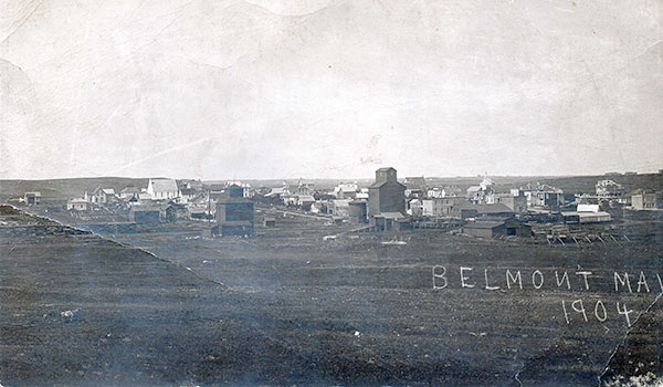 Postcard view of Belmont